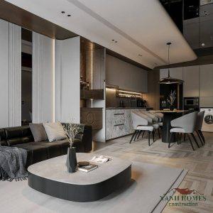Thiết kế nội thất nhà anh Thịnh – Ninh Bình (nhân bản)