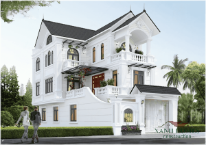 Biệt thự mái thái 2-3 tầng hiện đại XanhHomes thiết kế tiện nghi, không gian sống lý tưởng