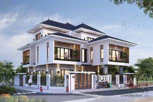 Biệt thự mái thái 2-3 tầng XanhHomes thiết kế tối ưu công năng và phong thủy hài hòa cho gia đình Việt