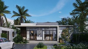 Biệt thự 1 tầng đẹp XanhHomes: Thiết kế hiện đại, tiết kiệm chi phí, xanh mát, phong thủy tốt, không gian sống thông minh cho gia đình, mẫu bền vững