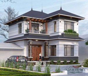 Nhà mái nhật 2 tầng đẹp tại XanhHomes – thiết kế tinh tế, vật liệu bền vững, công năng tối ưu, đón gió đón sáng, chi phí hợp lý, phù hợp gia đình Việt, xây nhanh, ở sướng