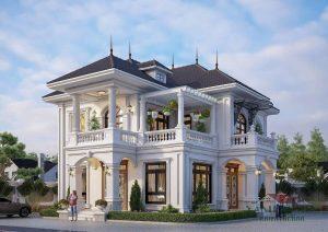 Nhà mái nhật 2 tầng đẹp độc đáo hòa quyện thiên nhiên tạo tổ ấm ấm cúng và bền vững cùng XanhHomes