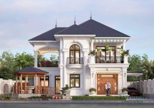 Nhà mái nhật 2 tầng đẹp độc đáo hài hòa thiên nhiên mang nét tinh tế và phong cách riêng biệt
