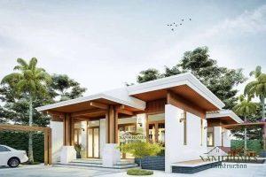 Biệt thự 1 tầng đẹp XanhHomes thiết kế hiện đại tối ưu công năng, chi phí hợp lý, sân vườn xanh mát, tiện ích cho gia đình ba thế hệ