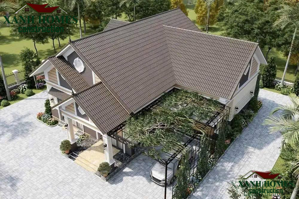 Biệt thự 1 tầng đẹp phong cách hiện đại XanhHomes: thiết kế tiết kiệm, không gian xanh, nội thất tối ưu, sân vườn tiện nghi cho gia đình Việt