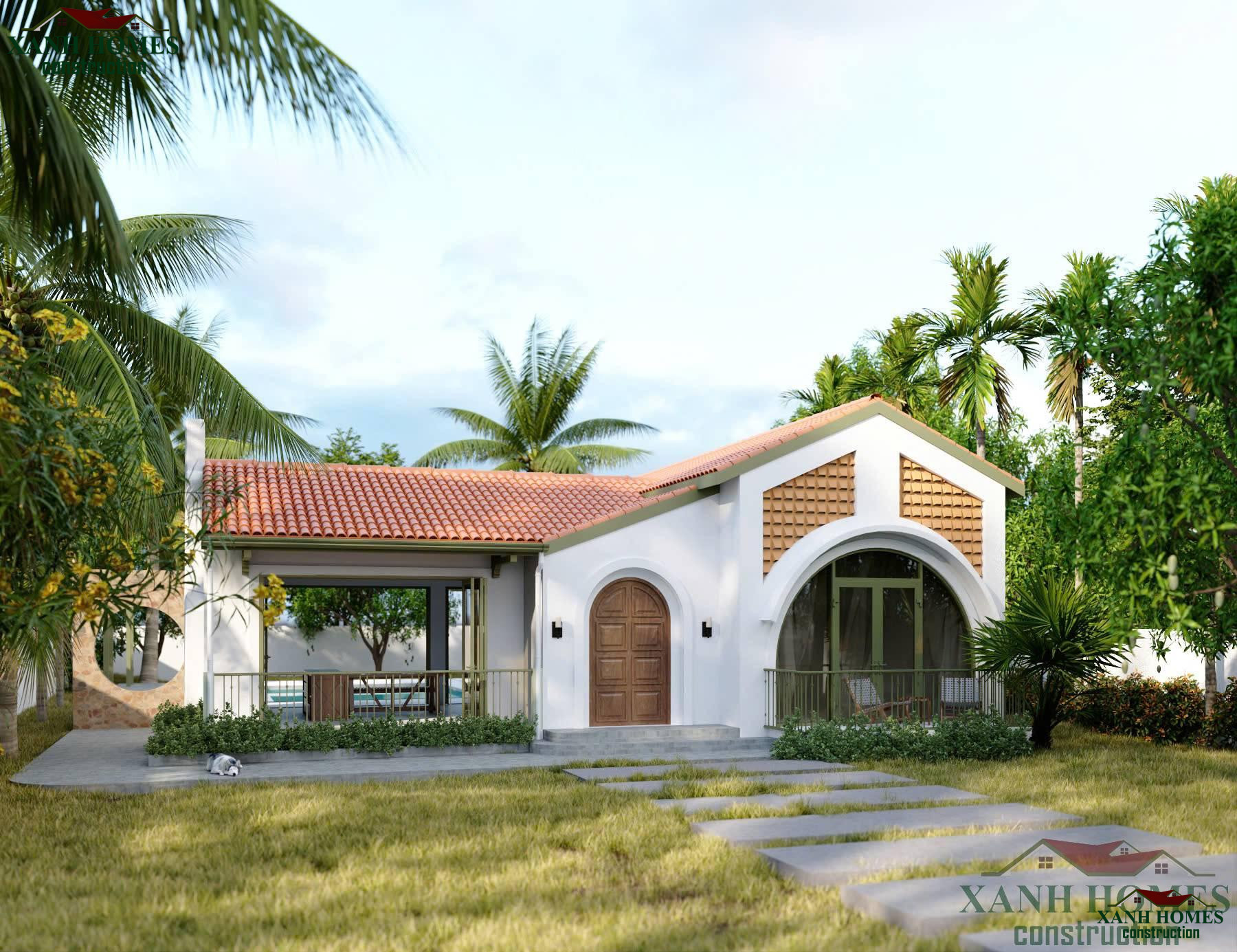Mẫu nhà biệt thự vườn 1 tầng đẹp: 50 thiết kế hiện đại, sang trọng, tiết kiệm chi phí, tối ưu công năng, phong cách xanh, ý tưởng sân vườn, hướng dẫn xây dựng chi tiết