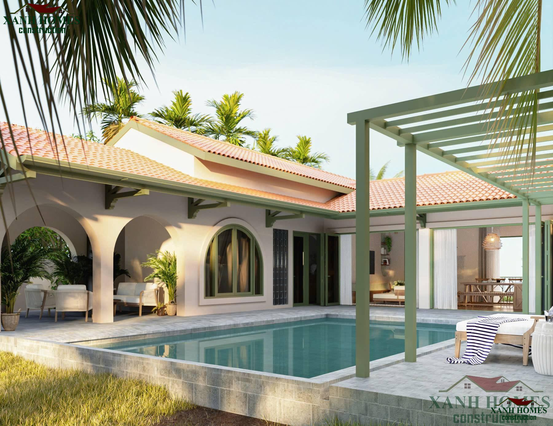 Mẫu nhà biệt thự vườn 1 tầng đẹp: 50 thiết kế hiện đại, sang trọng, tiết kiệm chi phí, tối ưu công năng, phong cách xanh, ý tưởng sân vườn, hướng dẫn xây dựng chi tiết