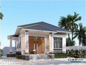Xu Hướng Thiết Kế Nhà Cấp 4 Mái Nhật 3 Phòng Ngủ 1 Phòng Thờ 8x14m Đẹp Tối Ưu Chi Phí
